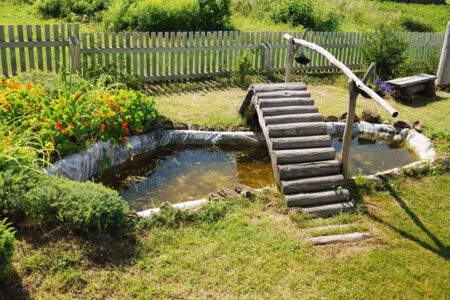 Teich absichern