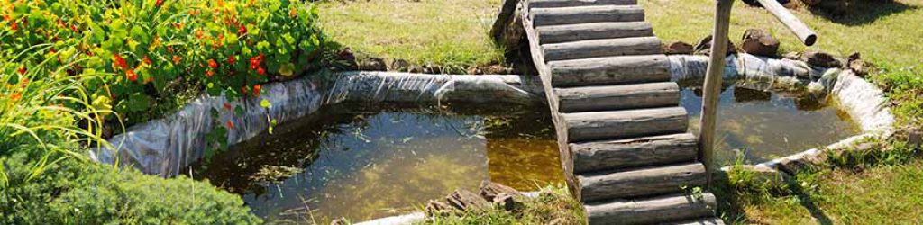 Teich absichern Teich absichern